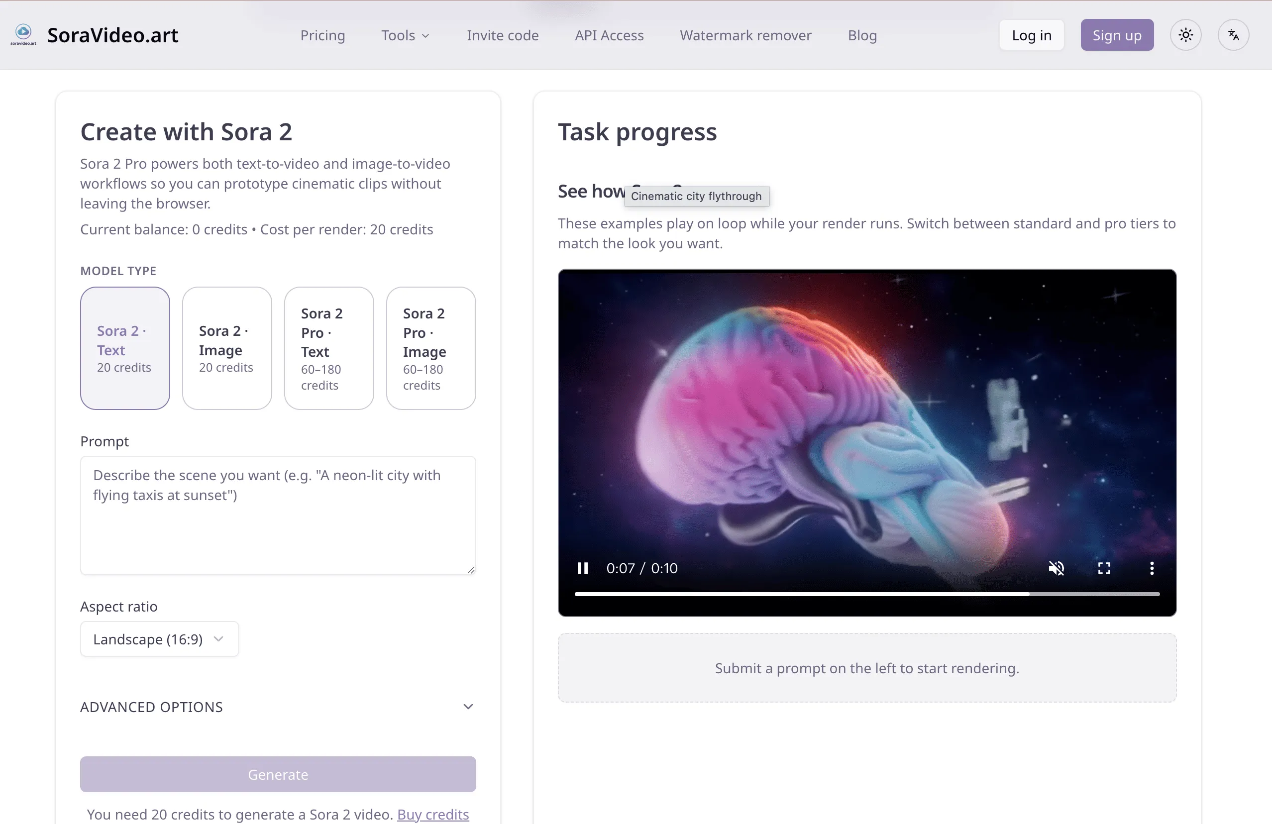 SoraVideo screenshot