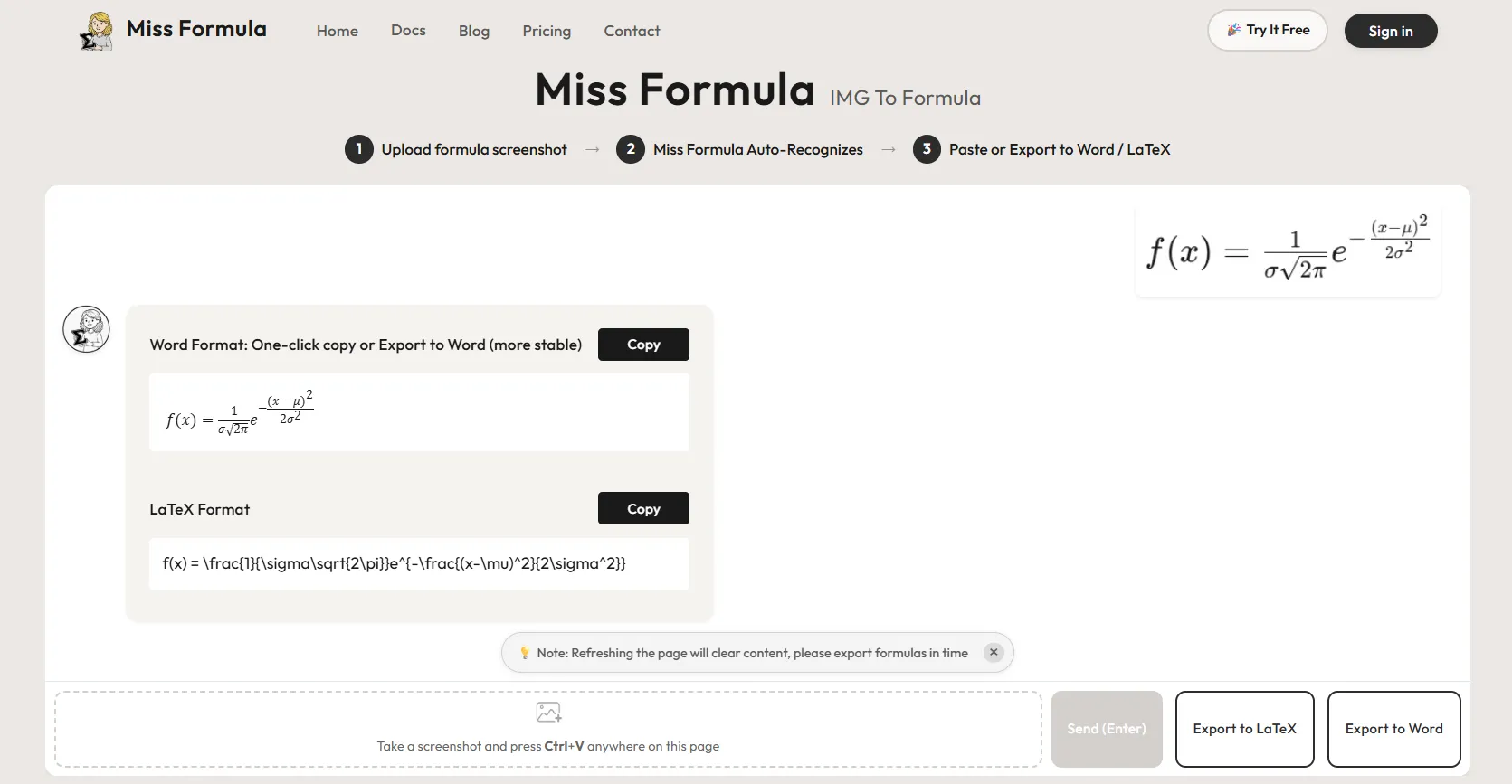 Miss Formula screenshot