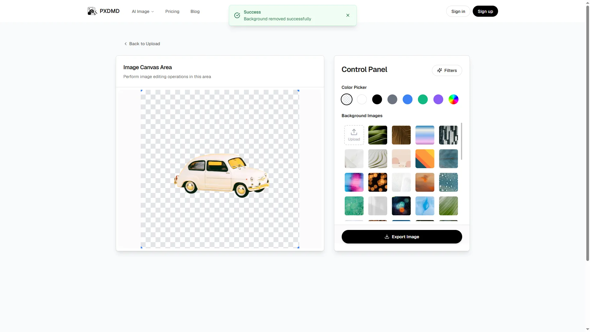 PXDMD screenshot
