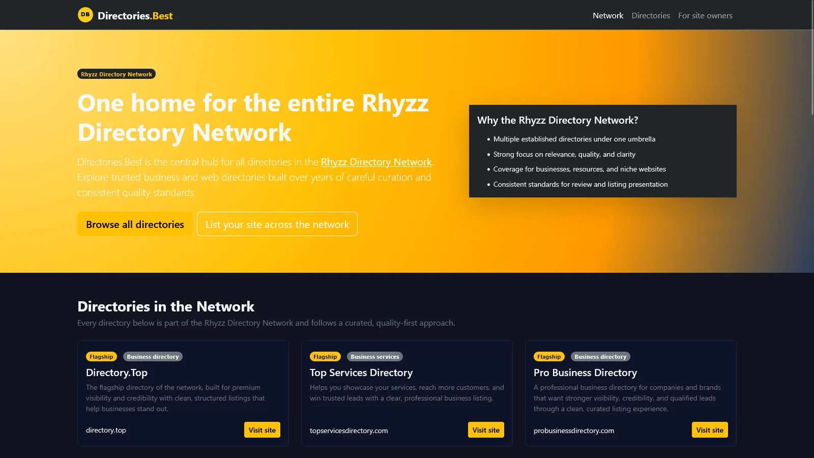 Directories.Best screenshot