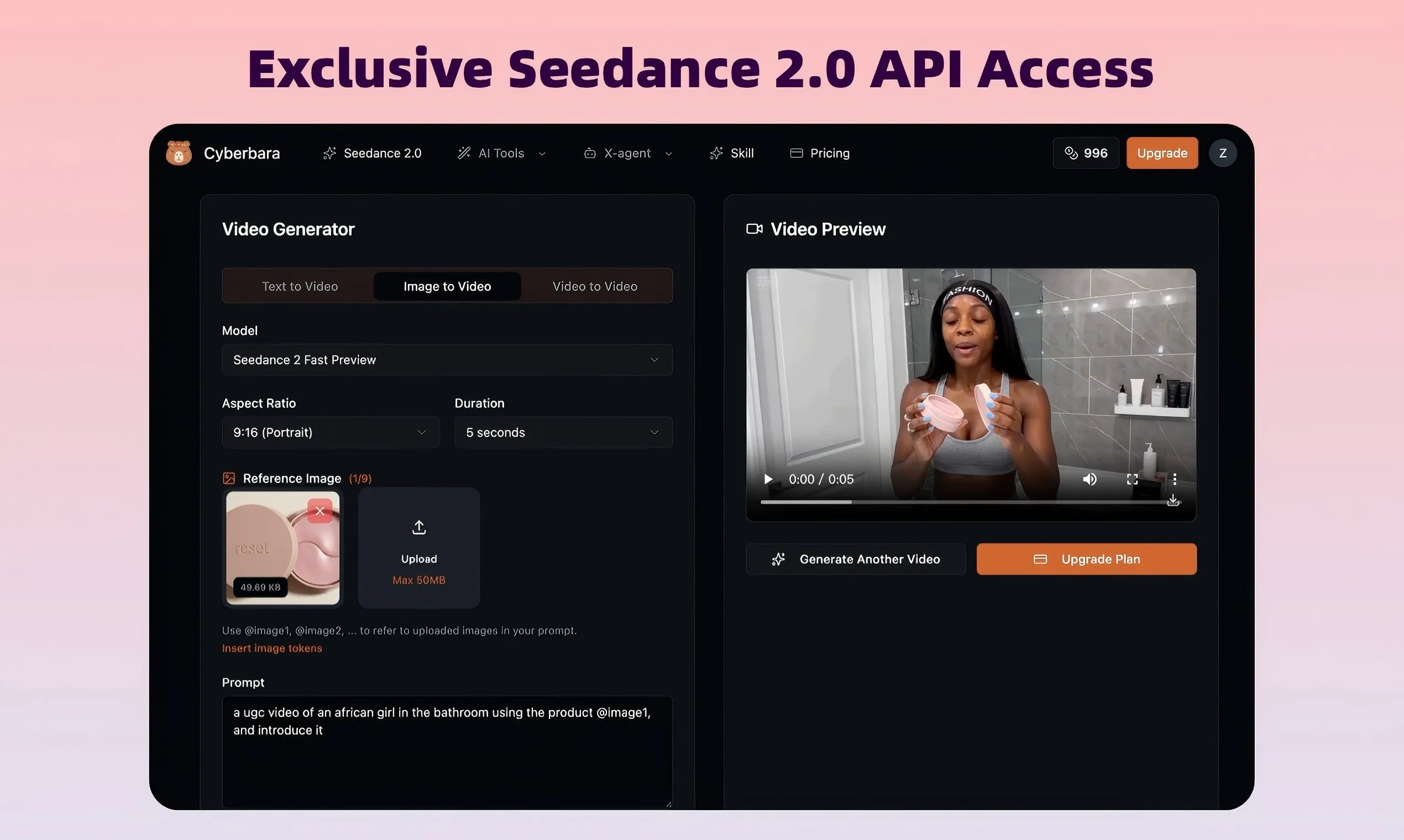 Cyberbara | Exclusive Seedance 2.0 Video Generator screenshot