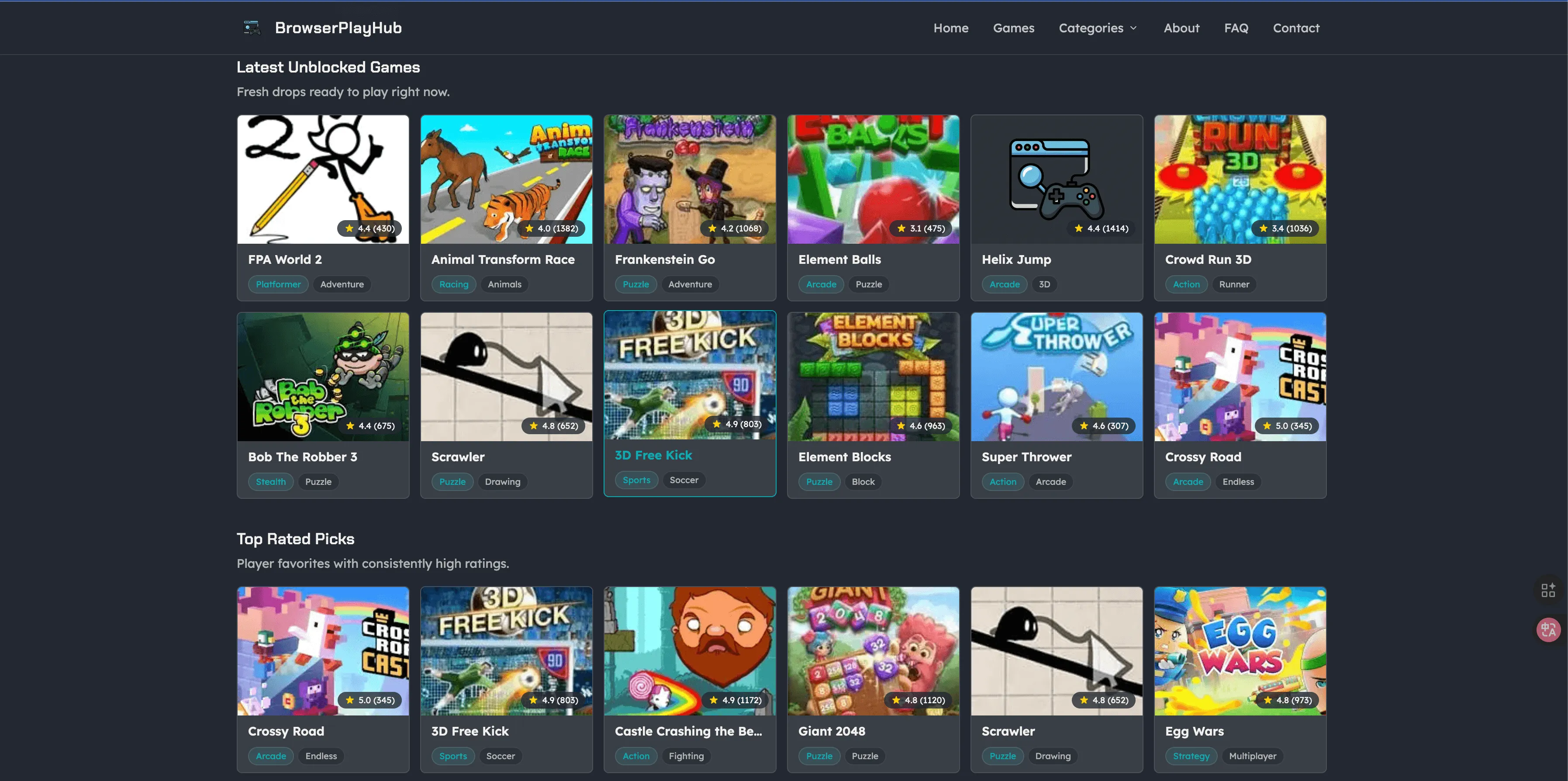 BrowserPlayHub screenshot